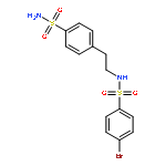 4-bromo-N-[2-(4-sulfamoylphenyl)ethyl]benzenesulfonamide