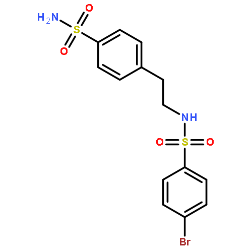 4-bromo-N-[2-(4-sulfamoylphenyl)ethyl]benzenesulfonamide