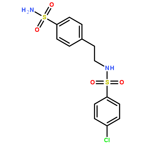 4-chloro-N-[2-(4-sulfamoylphenyl)ethyl]benzenesulfonamide