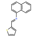 1-Naphthalenamine, N-(2-thienylmethylene)-