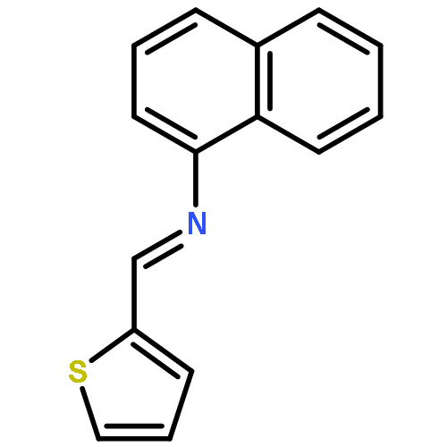 1-Naphthalenamine, N-(2-thienylmethylene)-