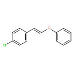 Benzene, 1-chloro-4-(2-phenoxyethenyl)-