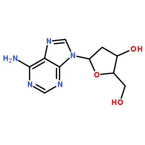 .ALPHA.-D-ERYTHRO-PENTOFURANOSIDE, ADENINE-9 2-DEOXY- 