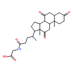 Glycine, N-[(5b)-3,7,12,24-tetraoxocholan-24-yl]-(9CI)