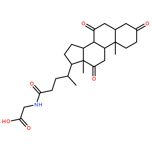 Glycine, N-[(5b)-3,7,12,24-tetraoxocholan-24-yl]-(9CI)