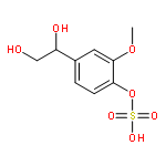 [4-(1,2-DIHYDROXYETHYL)-2-METHOXYPHENYL] HYDROGEN SULFATE 