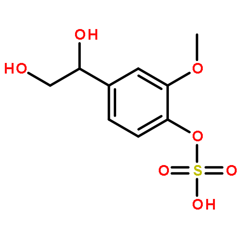 [4-(1,2-DIHYDROXYETHYL)-2-METHOXYPHENYL] HYDROGEN SULFATE 