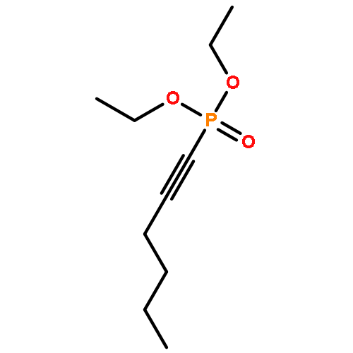 Phosphonic acid, 1-hexynyl-, diethyl ester