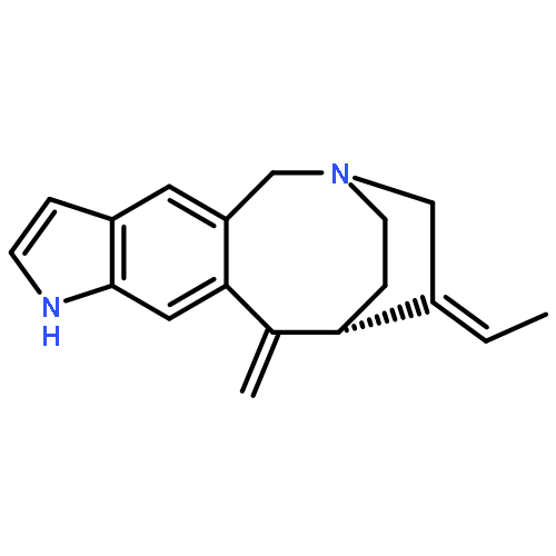 2,5-Ethano-2H-azocino[4,3-b]indole,4-ethylidene-1,3,4,5,6,7-hexahydro-6-methylene-, (4E,5R)-