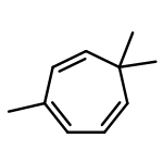 1,3,5-Cycloheptatriene,3,7,7-trimethyl-