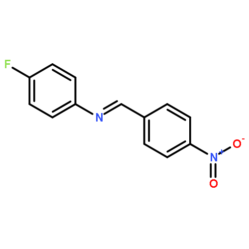 N-(4-FLUOROPHENYL)-1-(4-NITROPHENYL)METHANIMINE 