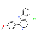 1-(4-METHOXYPHENYL)-2,3,4,9-TETRAHYDRO-1H-BETA-CARBOLINE HYDROCHLORIDE 