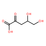 (4R)-4,5-DIHYDROXY-2-OXOPENTANOIC ACID 