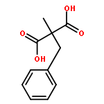 2-BENZYL-2-METHYLMALONIC ACID (EN)PROPANEDIOIC ACID, METHYL(PHENYLMETHYL)- (EN) 