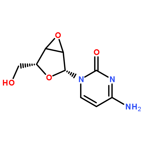 2(1H)-Pyrimidinone,4-amino-1-(2,3-anhydro-b-D-lyxofuranosyl)-