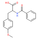 2-benzoylamino-3-(4-methoxy-phenyl)-propionic acid