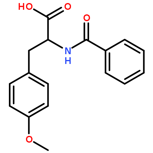 2-benzoylamino-3-(4-methoxy-phenyl)-propionic acid