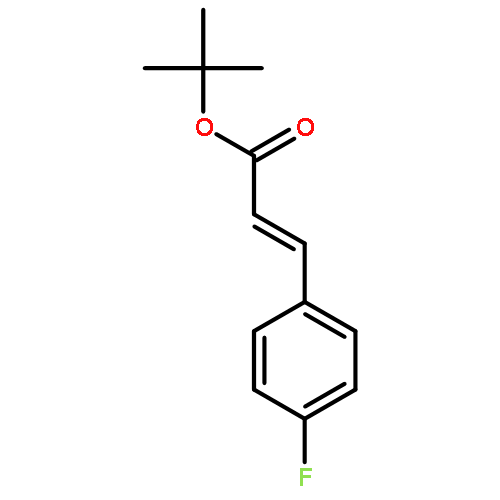 2-Propenoic acid, 3-(4-fluorophenyl)-, 1,1-dimethylethyl ester, (2E)-