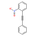 Benzene, 1-nitro-2-(phenylethynyl)-