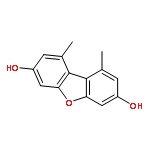 1,9-dimethyl-dibenzofuran-3,7-diol