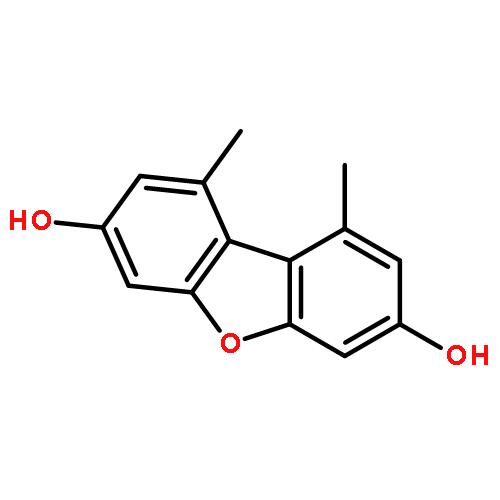 1,9-dimethyl-dibenzofuran-3,7-diol