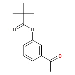 Propanoic acid, 2,2-dimethyl-, 3-acetylphenyl ester