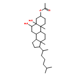 (3S,5R,6R,8S,9S,10R,13R,14S,17R)-5,6-dihydroxy-10,13-dimethyl-17-((R)-6-methylheptan-2-yl)hexadecahydro-1H-cyclopenta[a]phenanthren-3-yl acetate