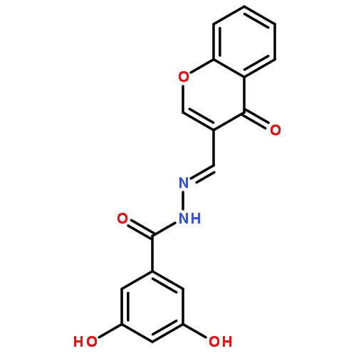 3,5-Dihydroxy-benzoic acid (4-oxo-4H-chromen-3-ylmethylene)-hydrazide