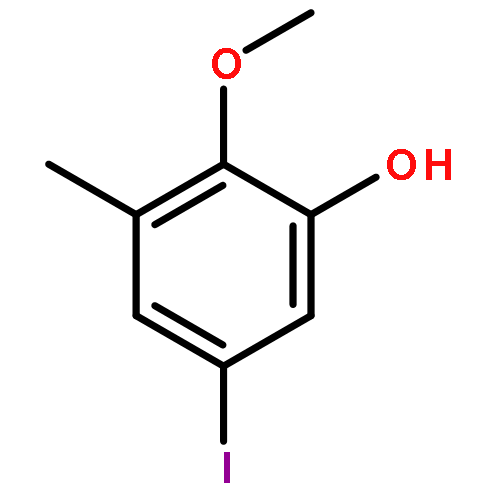 Phenol, 5-iodo-2-methoxy-3-methyl-