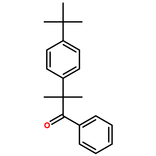 1-Propanone, 2-[4-(1,1-dimethylethyl)phenyl]-2-methyl-1-phenyl-