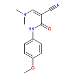 2-Propenamide, 2-cyano-3-(dimethylamino)-N-(4-methoxyphenyl)-