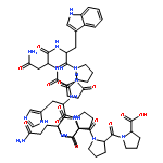 5-oxoprolyl-L-asparaginyl-L-tryptophyl-L-prolyl-L-histidyl-L-prolyl-L-glutaminyl-L-isoleucyl-L-prolyl-L-proline