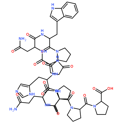 5-oxoprolyl-L-asparaginyl-L-tryptophyl-L-prolyl-L-histidyl-L-prolyl-L-glutaminyl-L-isoleucyl-L-prolyl-L-proline