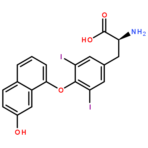 L-Tyrosine, O-(7-hydroxy-1-naphthalenyl)-3,5-diiodo-