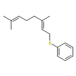 Benzene, [[(2E)-3,7-dimethyl-2,6-octadienyl]thio]-