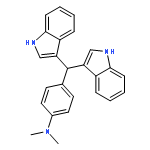 Benzenamine, 4-(di-1H-indol-3-ylmethyl)-N,N-dimethyl-