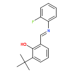 Phenol, 2-(1,1-dimethylethyl)-6-[[(2-fluorophenyl)imino]methyl]-