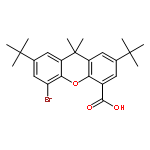 9H-Xanthene-4-carboxylic acid,5-bromo-2,7-bis(1,1-dimethylethyl)-9,9-dimethyl-