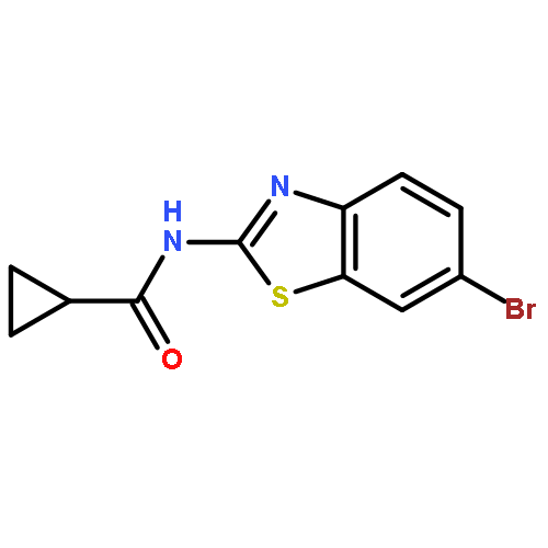 Cyclopropanecarboxamide, N-(6-bromo-2-benzothiazolyl)-