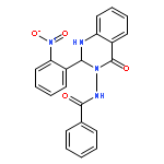 N-(2-{2-nitrophenyl}-4-oxo-1,4-dihydro-3(2H)-quinazolinyl)benzamide