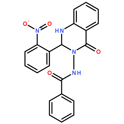 N-(2-{2-nitrophenyl}-4-oxo-1,4-dihydro-3(2H)-quinazolinyl)benzamide