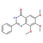 4(3H)-Quinazolinone,6,7,8-trimethoxy-2-phenyl-