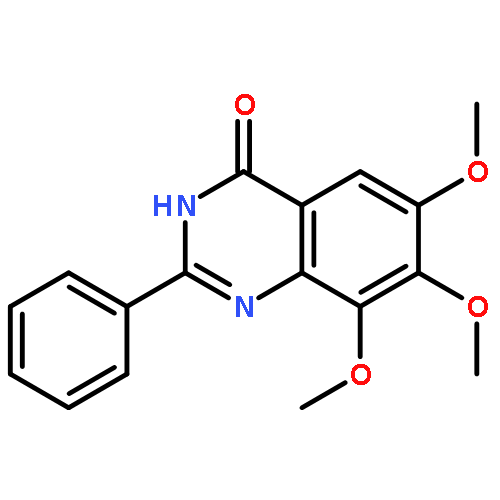 4(3H)-Quinazolinone,6,7,8-trimethoxy-2-phenyl-