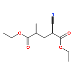 Pentanedioic acid, 2-cyano-4-methyl-, diethyl ester