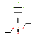 Phosphonic acid, (3,3,4,4,4-pentafluoro-1-butynyl)-, diethyl ester