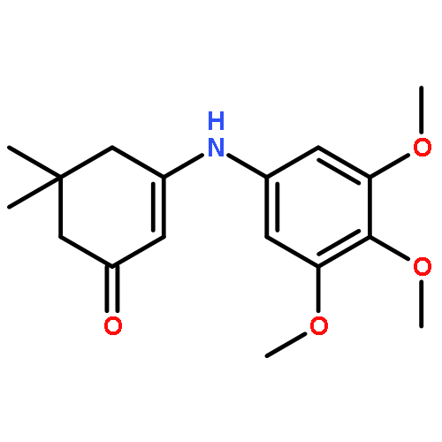 5,5-Dimethyl-3-(3,4,5-trimethoxy-phenylamino)-cyclohex-2-enone