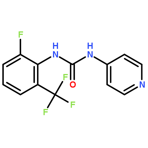 Urea, N-[2-fluoro-6-(trifluoromethyl)phenyl]-N'-4-pyridinyl-