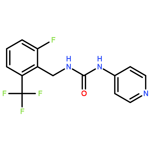 Urea, N-[[2-fluoro-6-(trifluoromethyl)phenyl]methyl]-N'-4-pyridinyl-