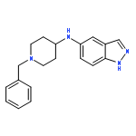 1H-Indazol-5-amine, N-[1-(phenylmethyl)-4-piperidinyl]-