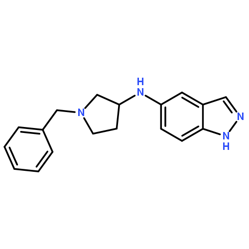 1H-Indazol-5-amine, N-[1-(phenylmethyl)-3-pyrrolidinyl]-